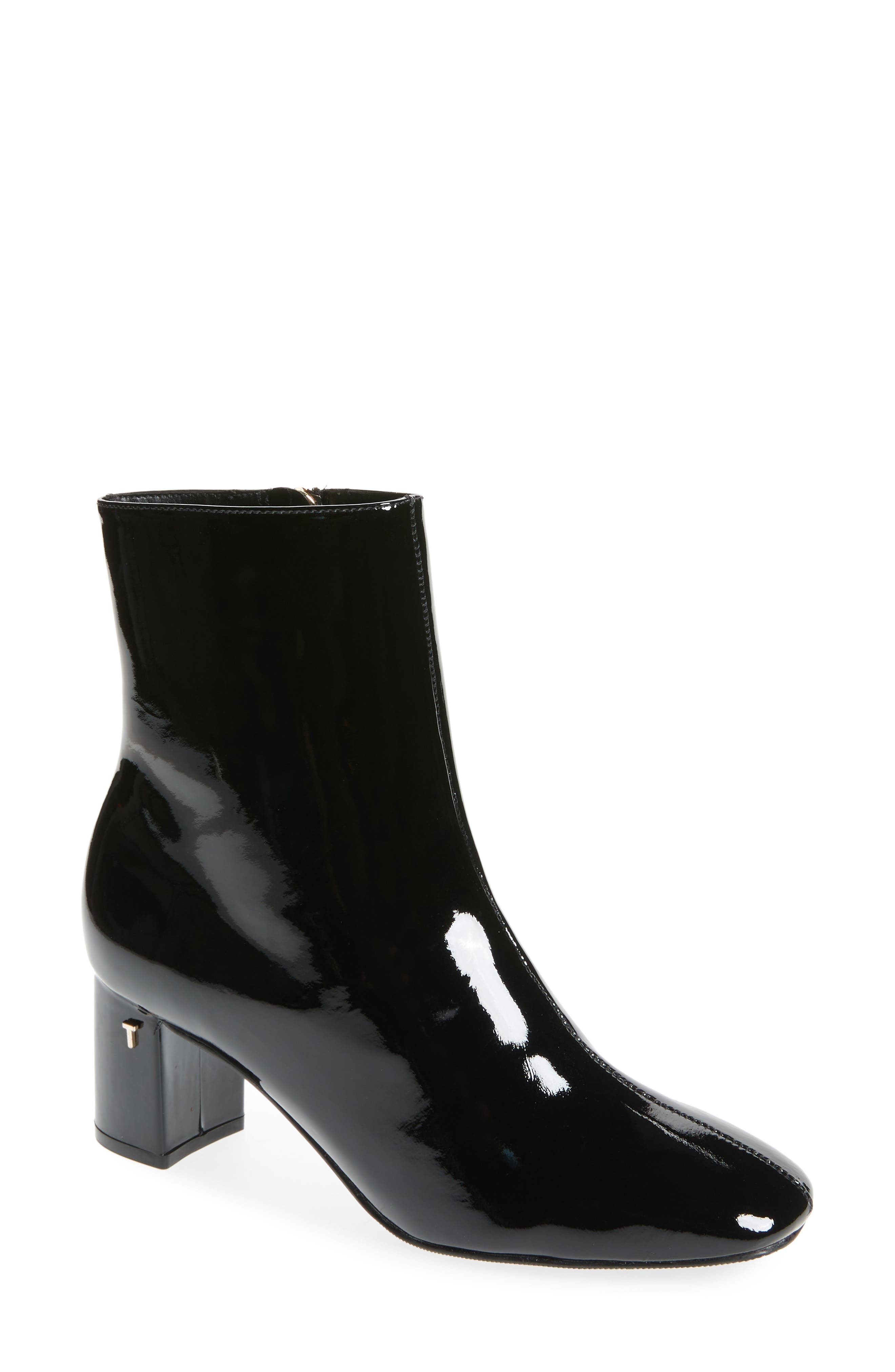 ted baker black patent boots