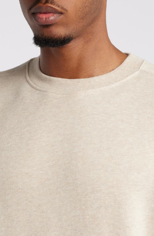 Elwood Core Oversize Crewneck Sweatshirt In Oatmeal