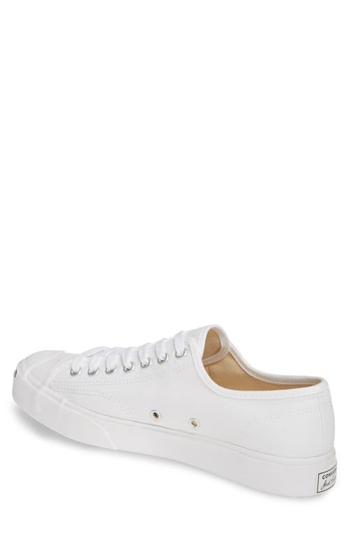 Converse White Jack Purcell First In Class Sneakers In White/white/black