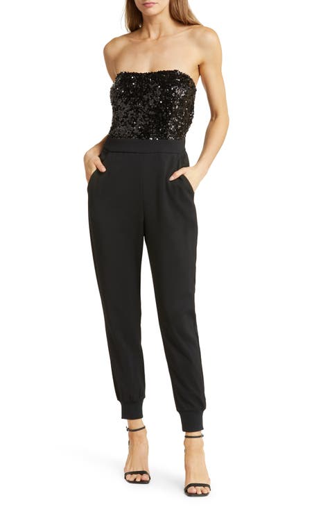 Sequin Jumpsuits & Rompers for Women