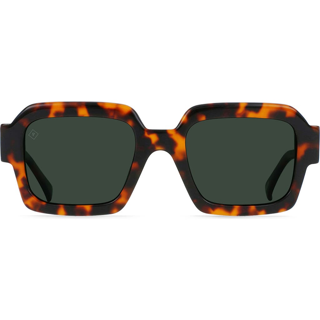 Raen Mystiq 52mm Polarized Square Sunglasses In Green