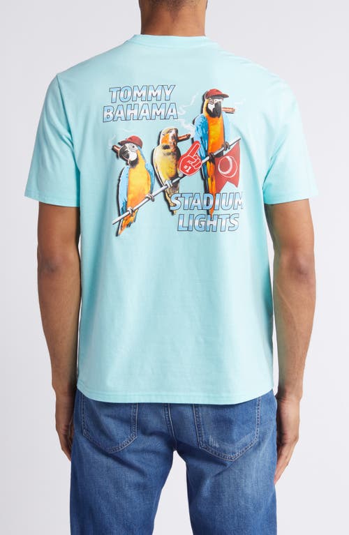 Shop Tommy Bahama Stadium Lights Pocket Graphic T-shirt In Blue Swell