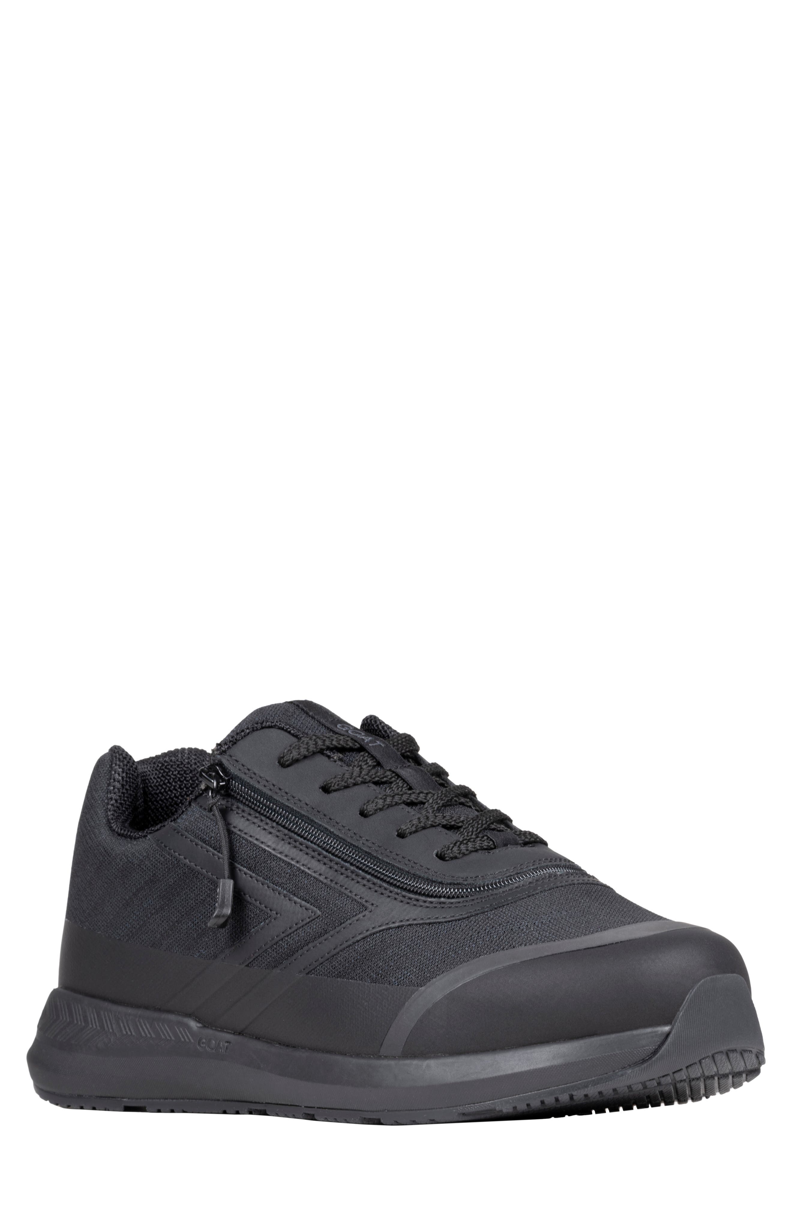 BILLY Footwear Goat Sneaker in Black To The Floor Cover