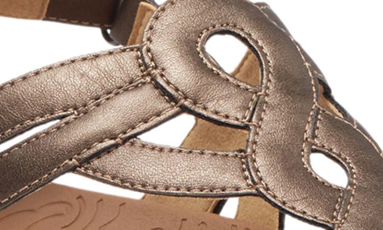 Shop Rockport Cobb Hill 'ramona' Slingback Sandal In Bronze/ Bronze