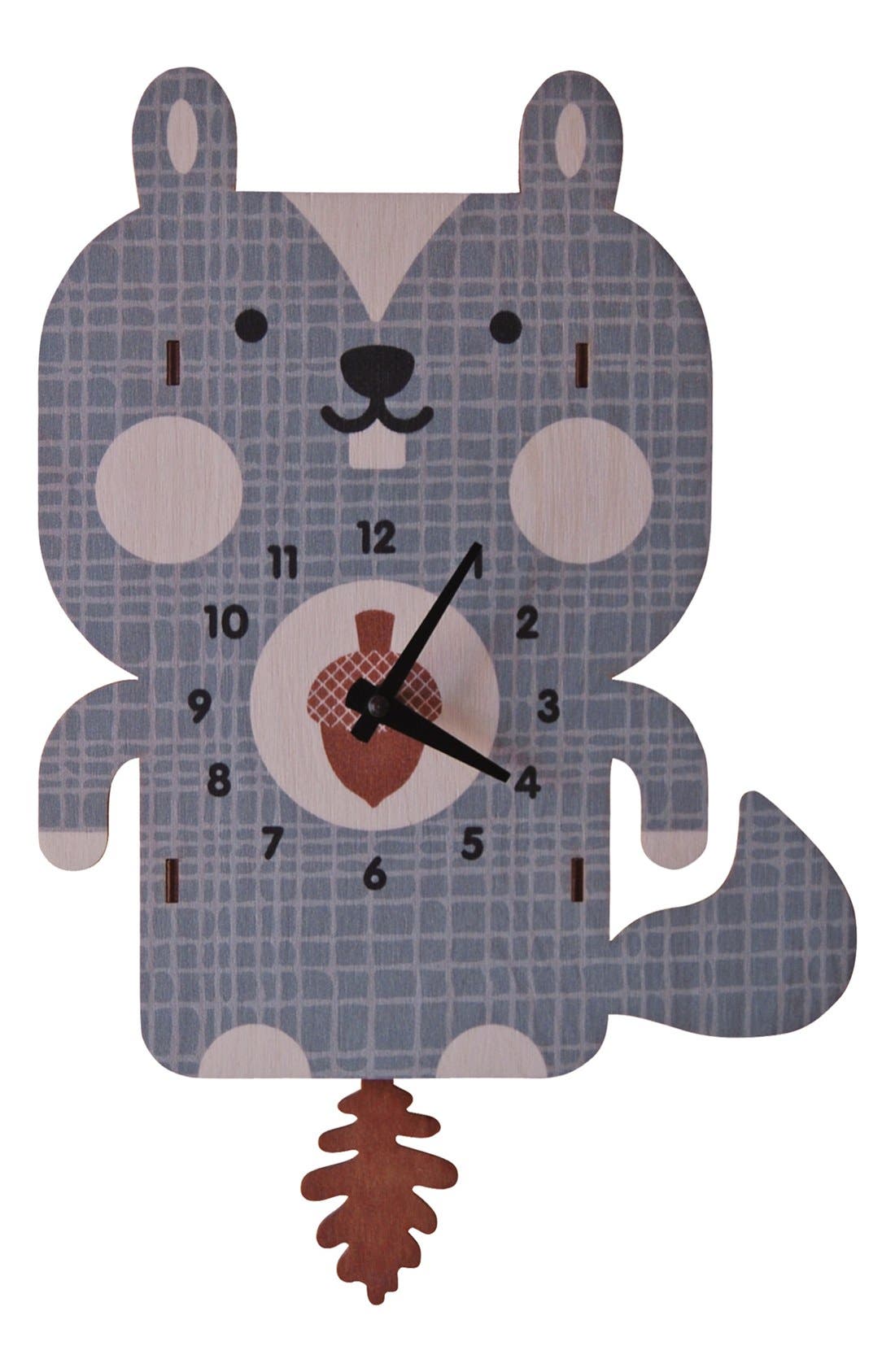 Modern Moose 'Squirrel' Pendulum Clock Nordstrom