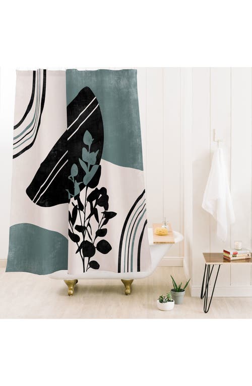 DENY DESIGNS DENY DESIGNS EUCALYPTUS BOHO BOTANICAL SHOWER CURTAIN