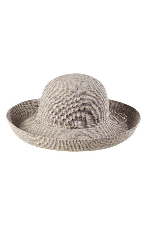 Helen Kaminski Provence 12 Packable Raffia Hat in Eclipse Melange at Nordstrom