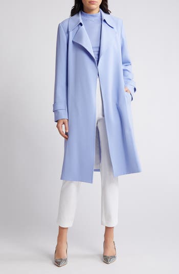 Theory Oaklane Admiral Crepe Trench Coat | Nordstrom