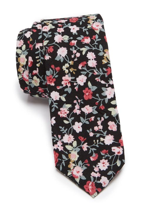 Harkins Floral Print Tie