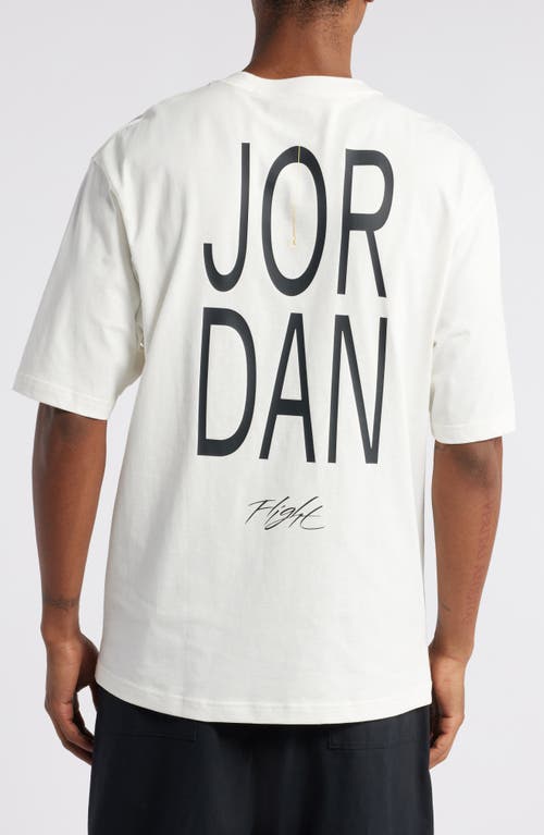 Shop Jordan X Darien Birks Artist Series Cotton Graphic T-shirt In Sail