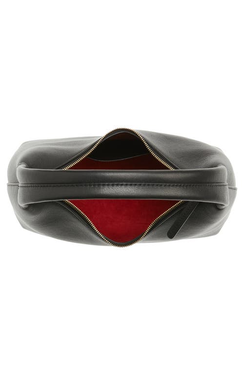 Mansur Gavriel Small Soft Candy Shoulder Bag In Black/flamma