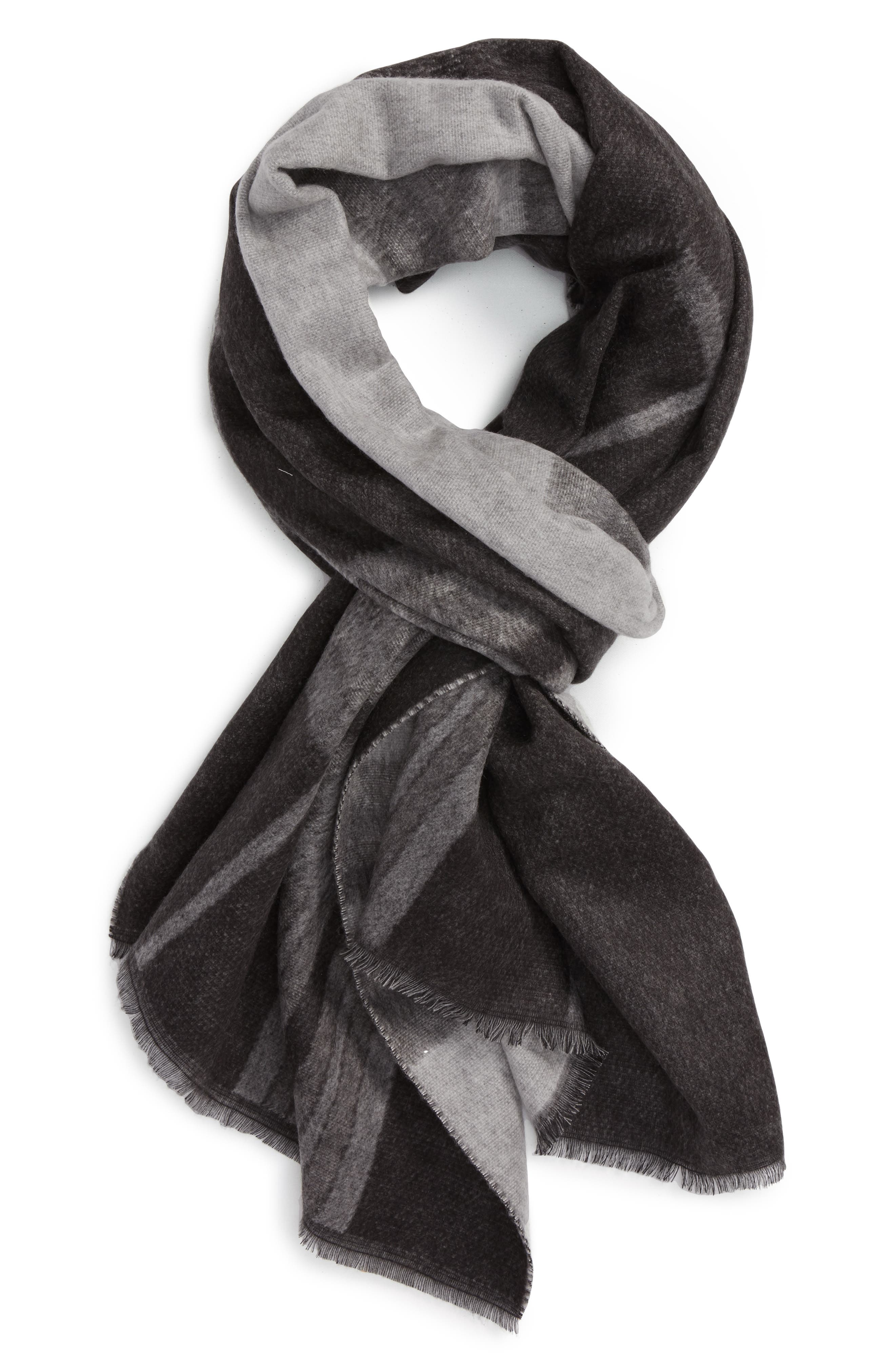 Nordstrom Reversible Plaid Wrap Nordstrom