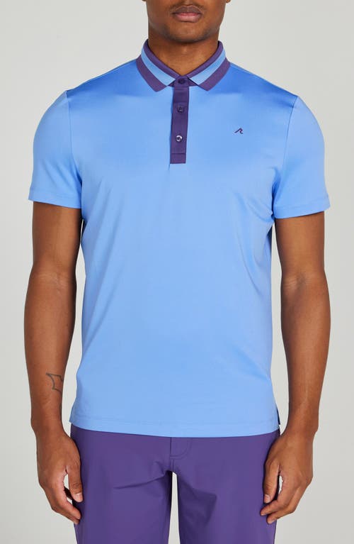 Shop Redvanly Batson Performance Golf Polo In Bleu