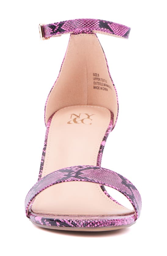 New York And Company Sharona Wedge Sandal In Pink