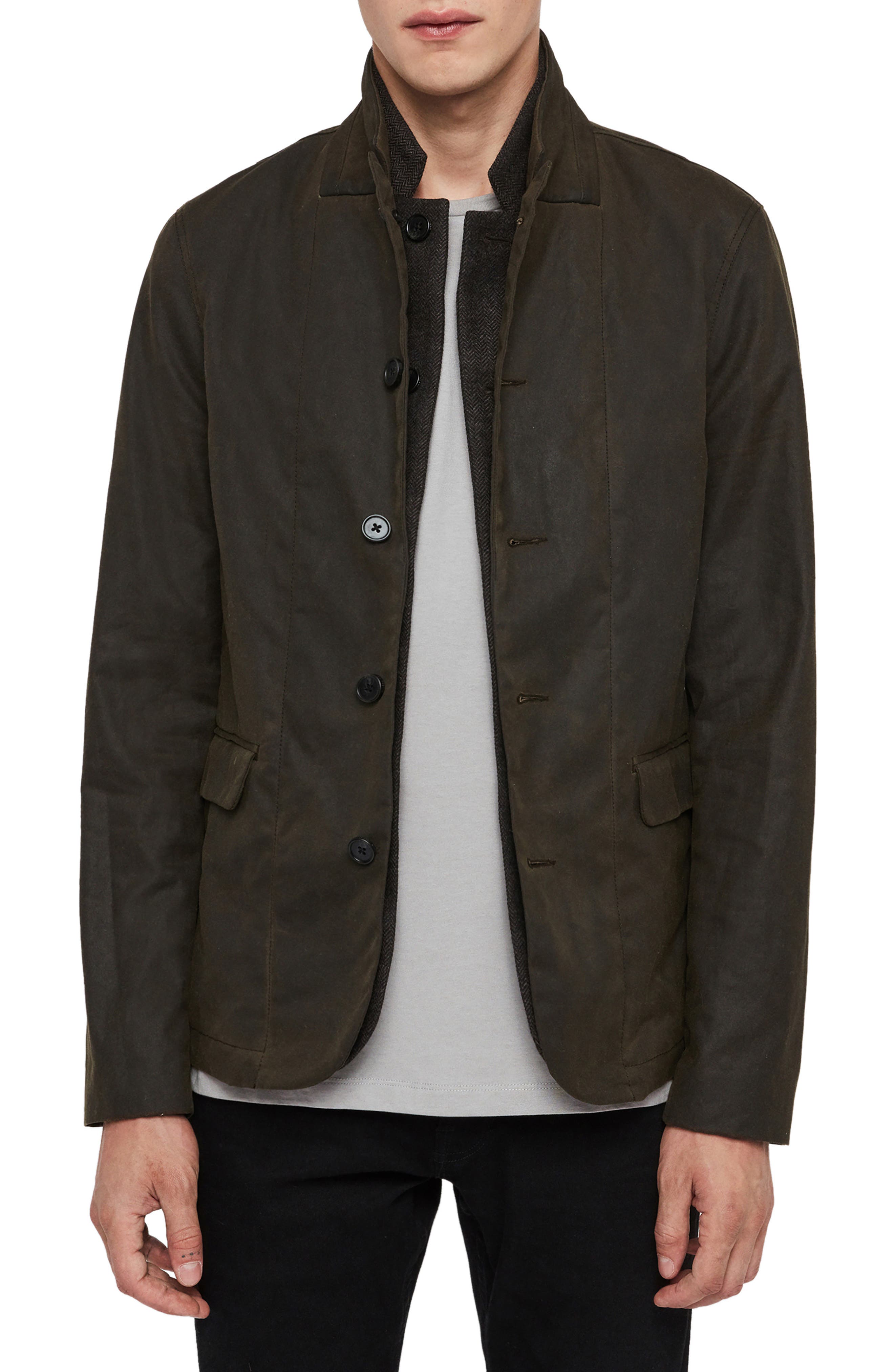 all saints wax jacket