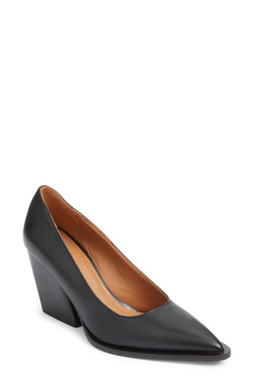 ATP ATELIER Capena Pointed Toe Pump Black at Nordstrom,