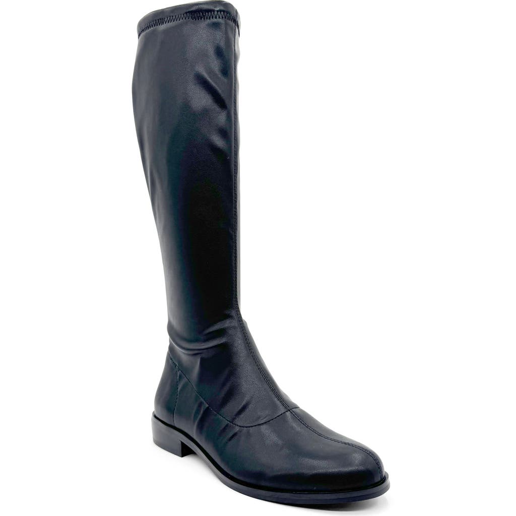 Chelsea Crew Train Tall Boot In Black Pu