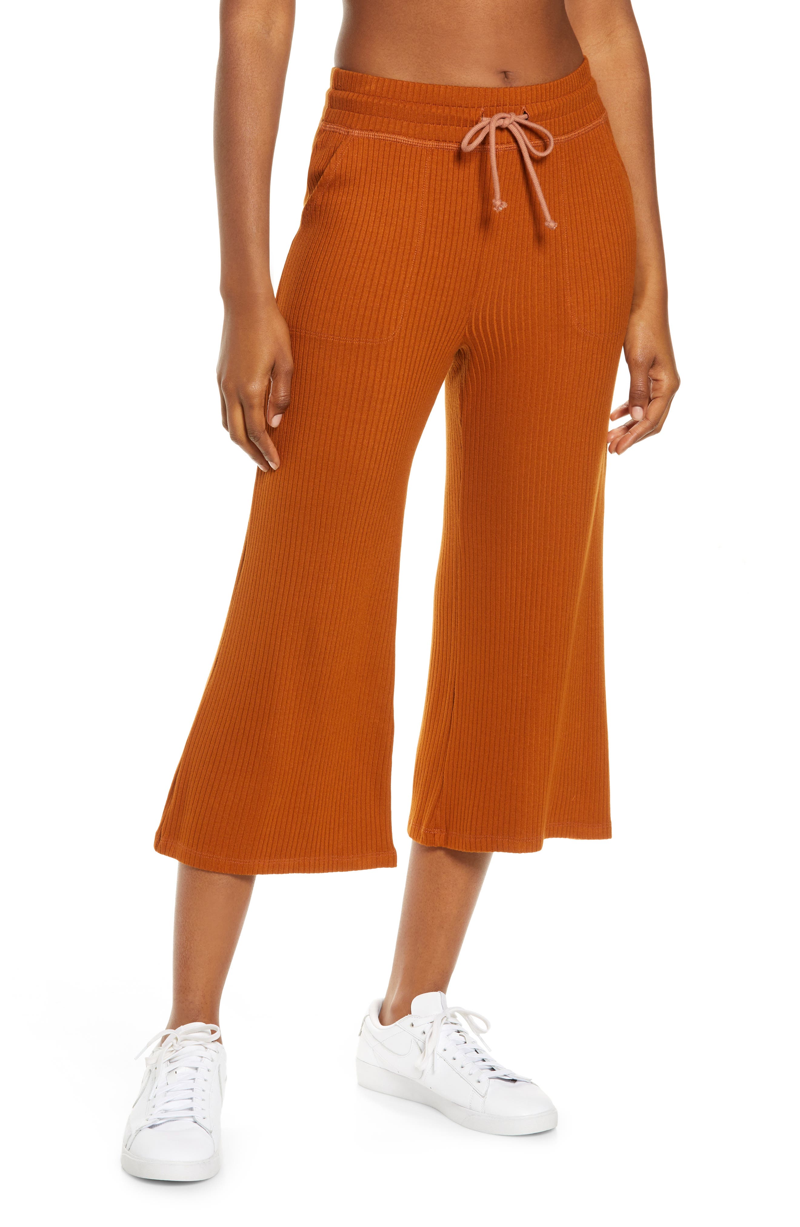 Beyond Yoga Free Flow Crop Wide Leg 
