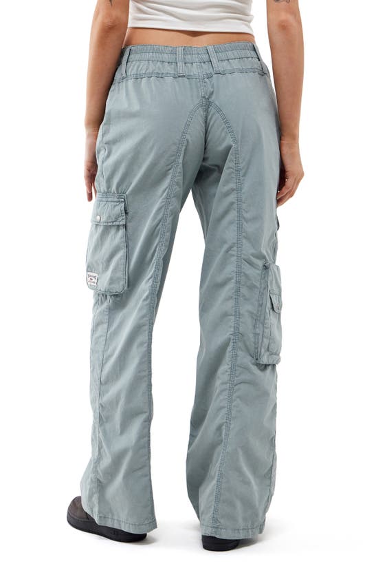 Shop Bdg Urban Outfitters Y2k Cotton Cargo Pants In Blue