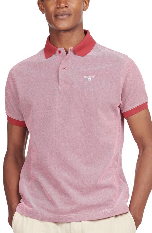 Barbour Sports Cotton Polo Raspberry at Nordstrom,