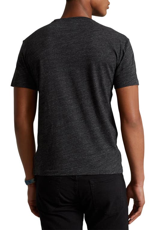 Polo Ralph Lauren Cotton Jersey T-shirt In Black Marl Heather
