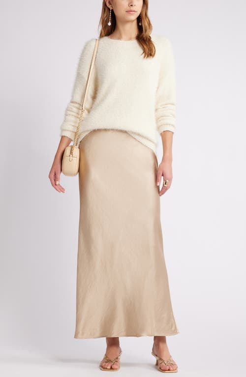 Open Edit Boyfriend Sweater In Ivory Dove