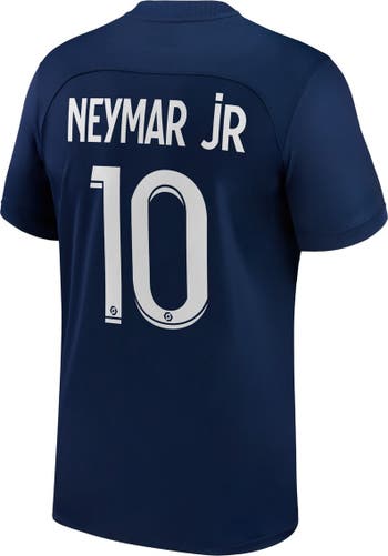 Men's Nike Neymar Jr. Blue Paris Saint-Germain 2022/23 Home Authentic  Player Jersey