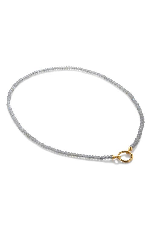 Monica Vinader Capture Beaded Necklace in 18Ct Gold Vermeil/Ss at Nordstrom