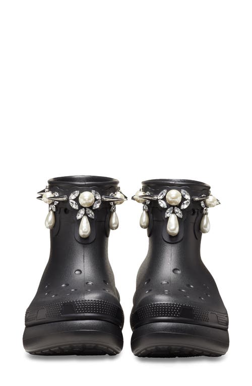 Shop Crocs X Simone Rocha Crush Platform Boot In Black