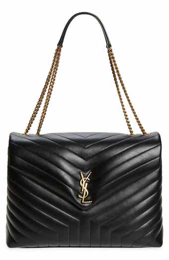 YSL loulou Goatskin leather Small size Coded embossed, Luxury