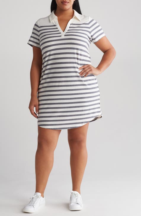 Stripe Polo Dress