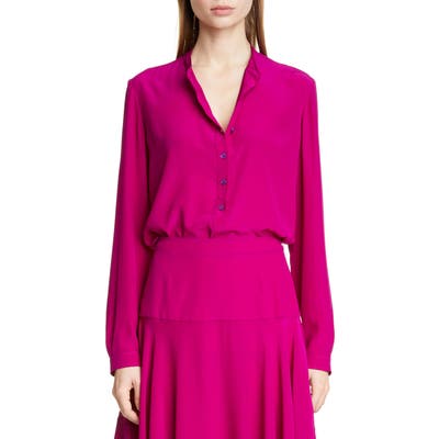 Stella Mccartney Eva Silk Crepe De Chine Blouse