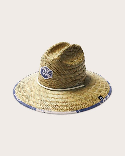 Hemlock Harvey Big Kids Straw Lifeguard Hat In Smiley Faces