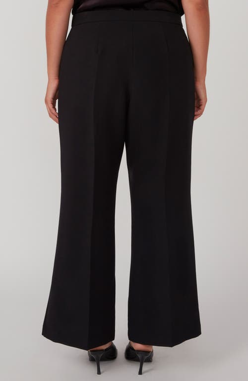 Shop Estelle Neptune Wide Leg Pants In Black