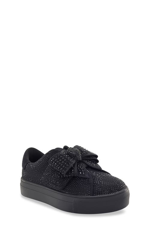 Shop Kurt Geiger London Kids' Mini Laney Bow Sneaker In Black