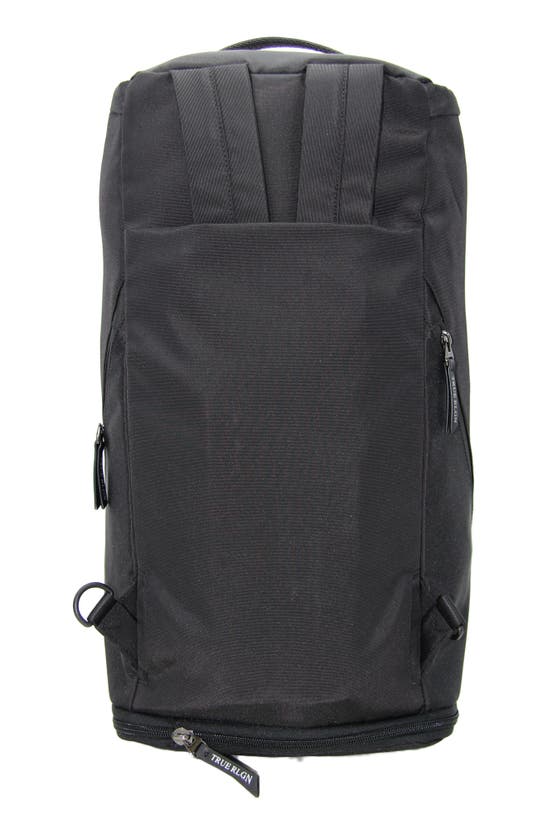 True Religion Brand Jeans Switch Convertible Duffle Backpack In Black