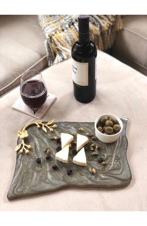 Tiramisu Decorative Resin Serving Board In Brown