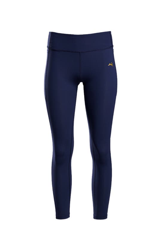 Shop Tracksmith Allston Leggings In Navy