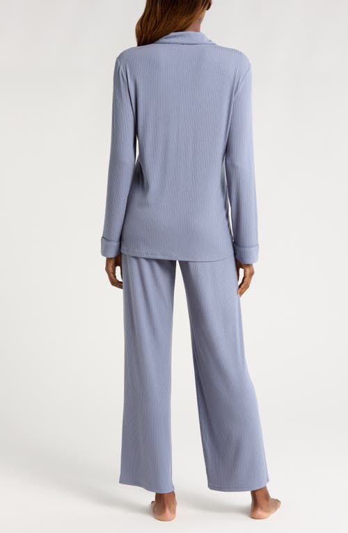 Shop Nordstrom Moonlight Eco Easy Rib Pajamas In Grey Folkstone