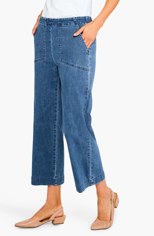 NIC+ZOE All Day Wide Leg Crop Jeans in Pacific