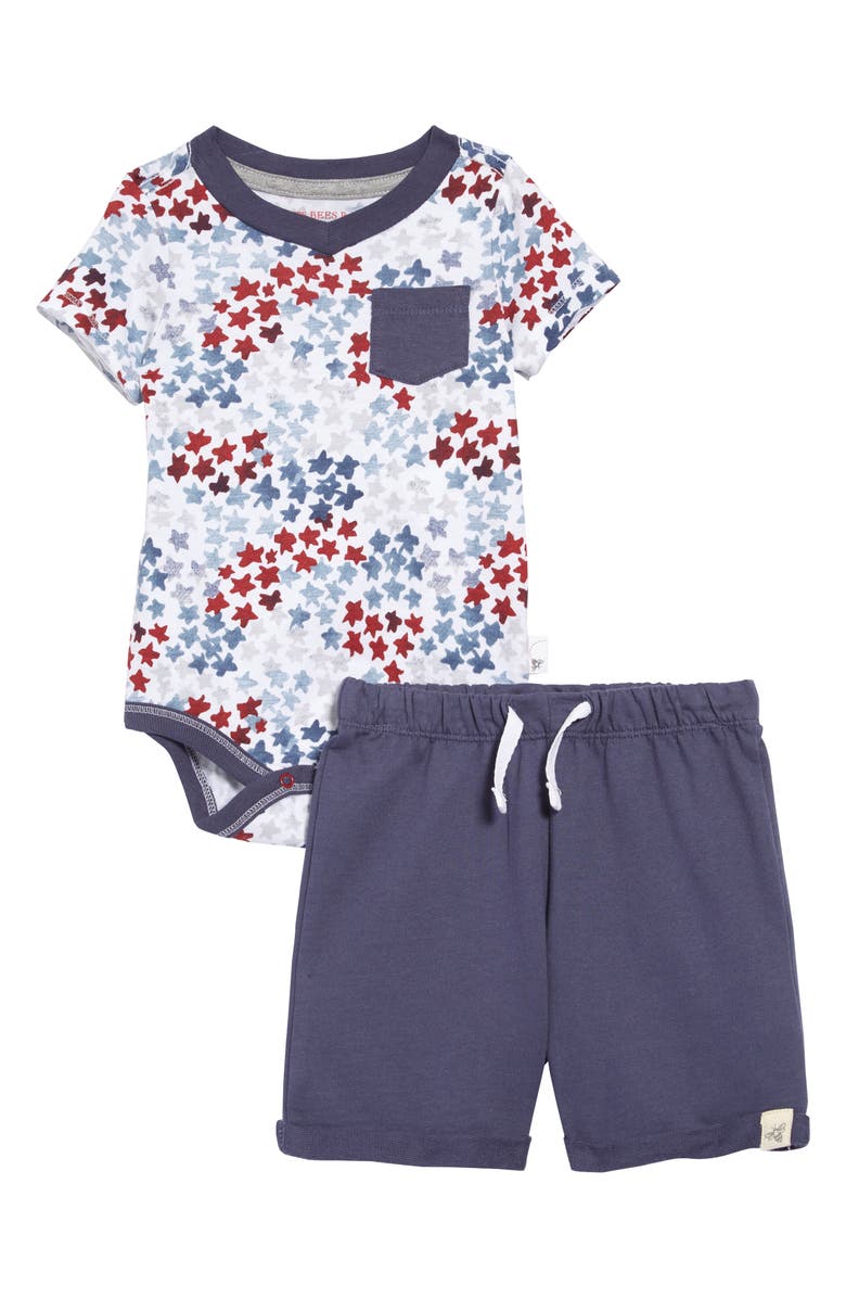 Burt S Bees Baby Starry Bodysuit Shorts Set Baby Nordstrom