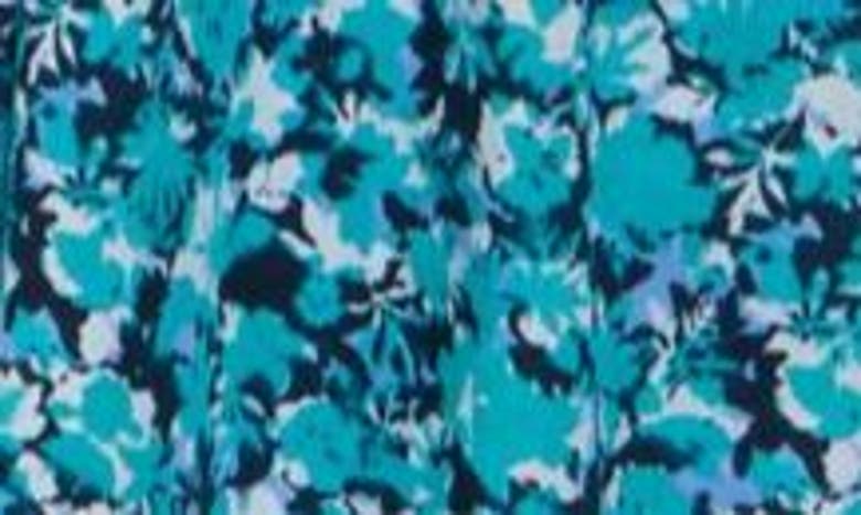 Shop Tiare Hawaii Gracie Floral Maxi Dress In Montage Blue Green