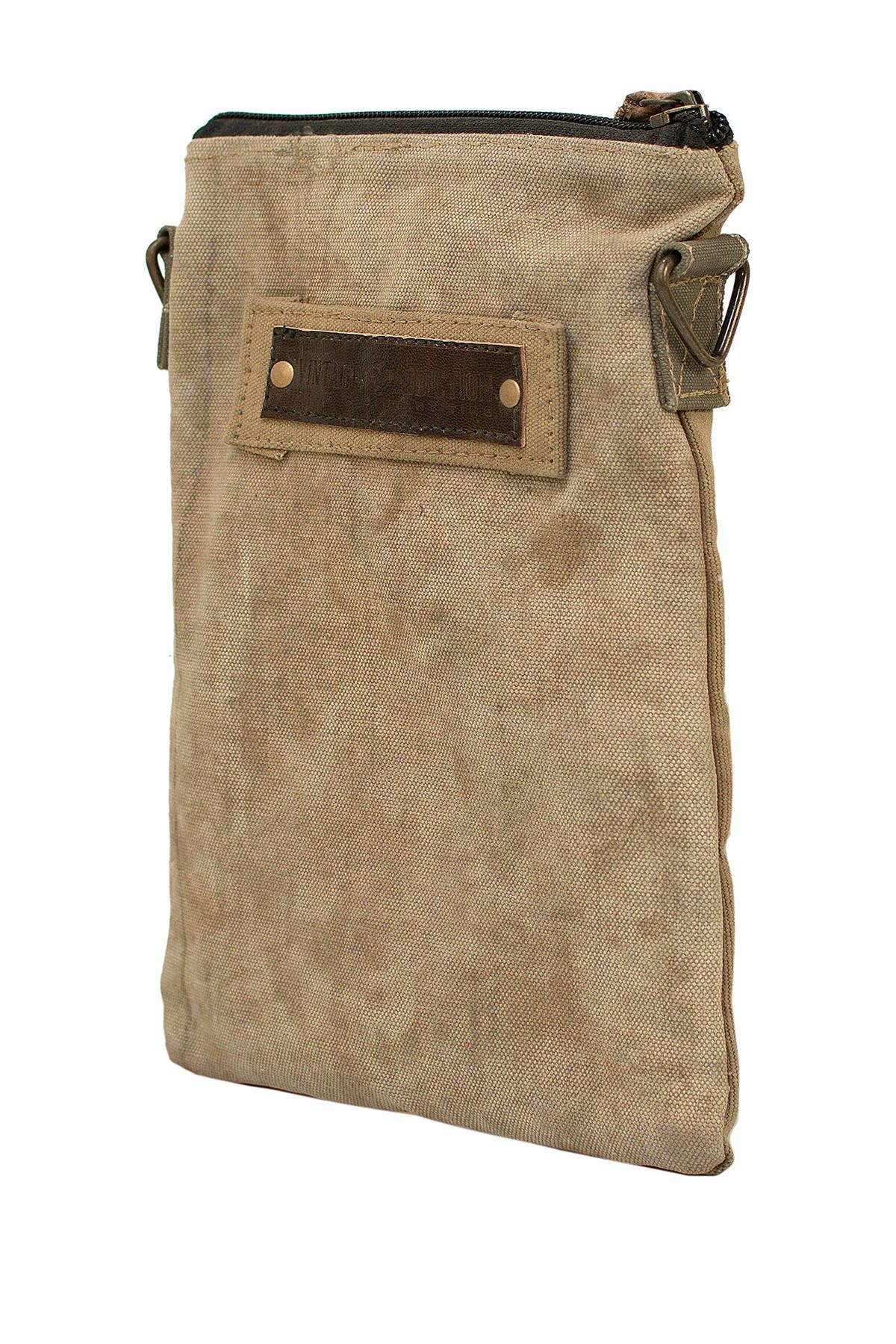 Vintage Addiction Peace Flag Tent Crossbody Bag In Natural1 ModeSens