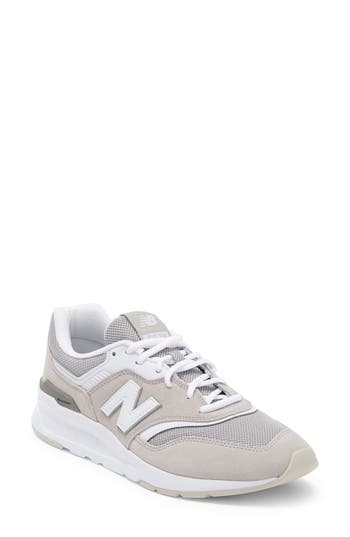 Shop New Balance 977 H Sneaker In Rain Cloud/white