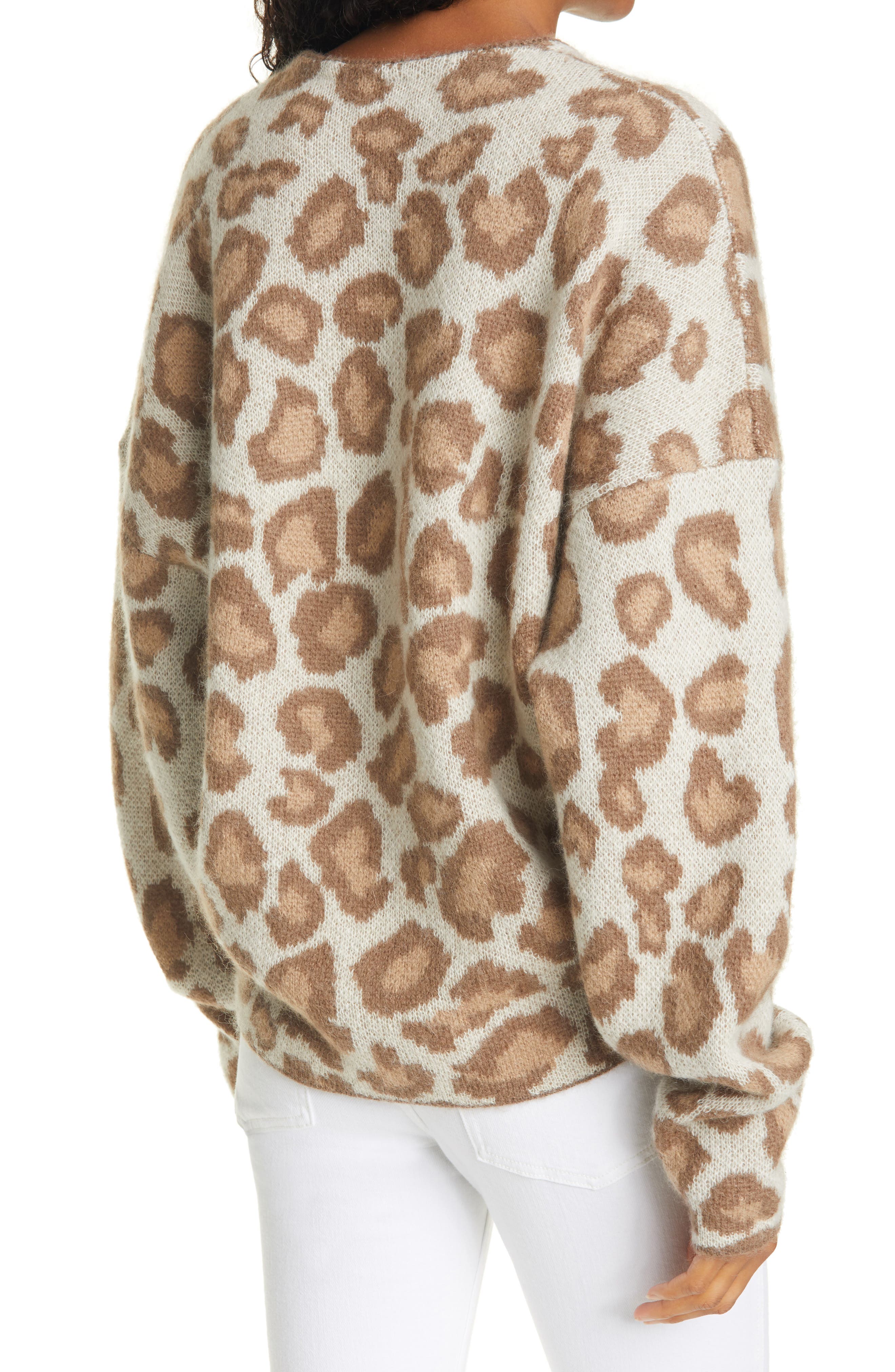rag & bone leopard sweater