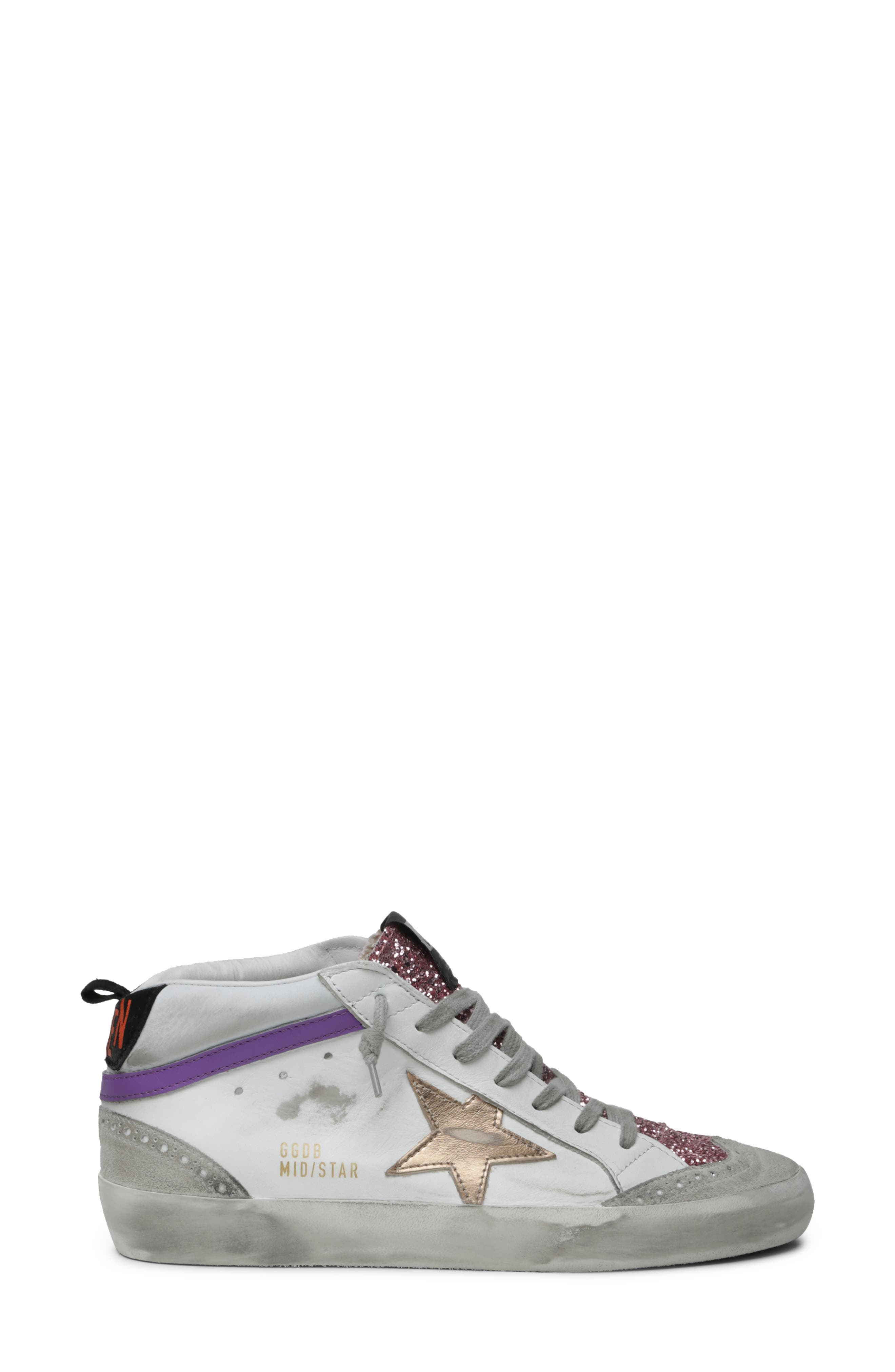 pink golden goose mid star