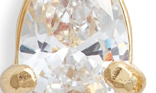 Child Of Wild Teardrop Cubic Zirconia Stud Earrings In Gold