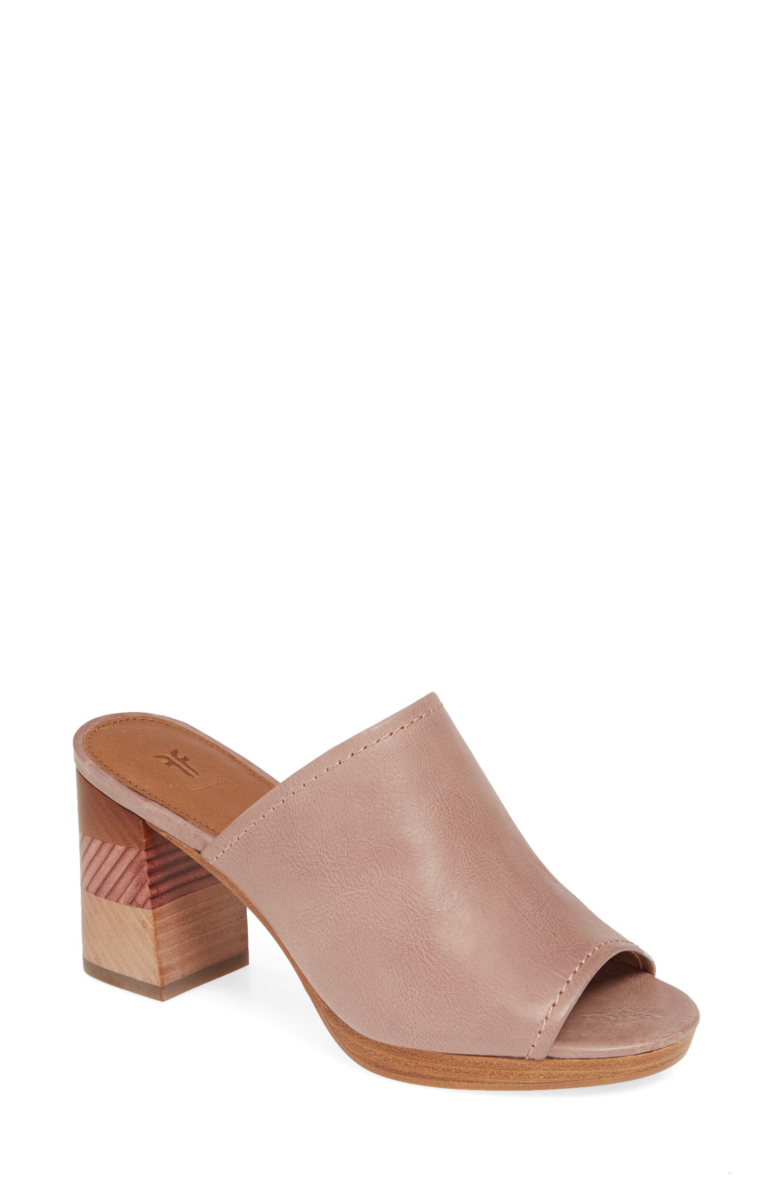 Frye Blake Chevron Mule- Pink