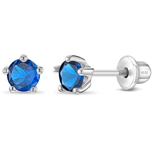 Shop In Season Jewelry Classic Cubic Zirconia Birthstone Solitaire Earrings In December