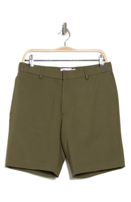 Shop Topman Premium Smart Slim Shorts In Khaki